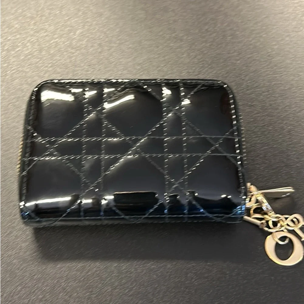 Mini lady Dior Gardena wallet in good condition.